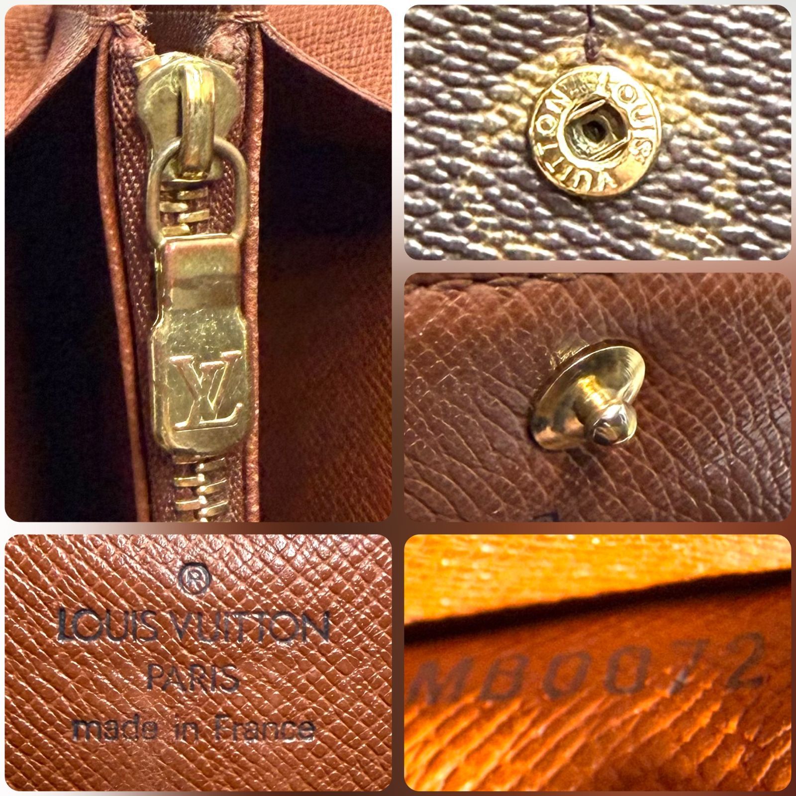 ルイヴィトン LOUIS VUITTON モノグラム ポシェット ポルトモネ