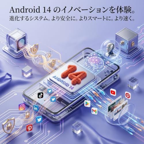 OUKITEL C2 スマートフォン 6.52インチ 16GB+128GB 5000mAh 13MP+5MP Android 14 OTG (ブルー)