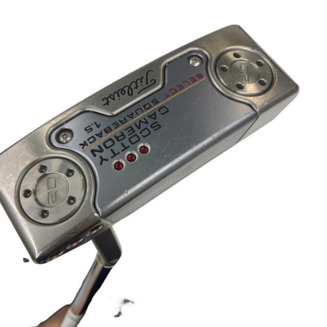 【中古】 タイトリスト SCOTTY CAMERON select SQUAREBACK(2018) 33インチ パター PT スチール (フレックスその他) メンズ 男性用 右利き 右用 Cランク ゴルフクラブ