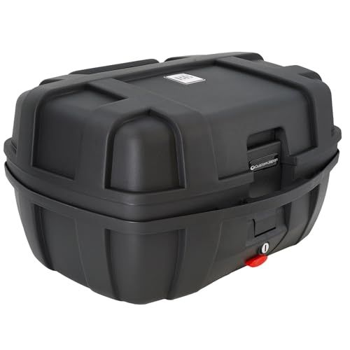 モトボワットBB バイク リアボックス 大容量 50L バックレスト 背もたれ付き 汎用 着脱可能 軽量 ハンドル付 原付 スクーター ブラック ツーリング キャンプ 通勤 通学 BB50ADVpms f4fe99cd