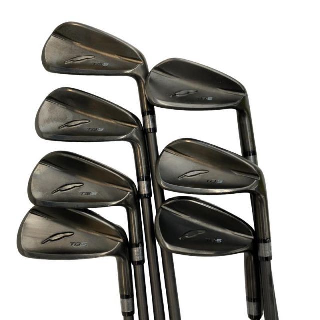 【中古】 フォーティーン TB-5 FORGED(2025) ダイヤモンドブラックサテン 7S アイアンセット IR 純正特注シャフト (フレックスR) メンズ 男性用 右利き 右用 Cランク ゴルフクラブ