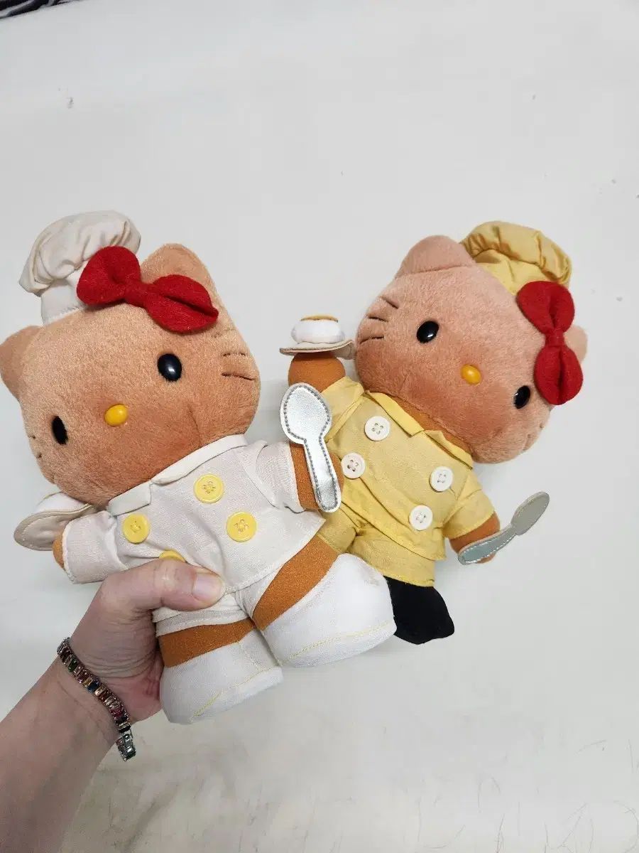 ハローキティ シェフ ぬいぐるみ 2個 セット