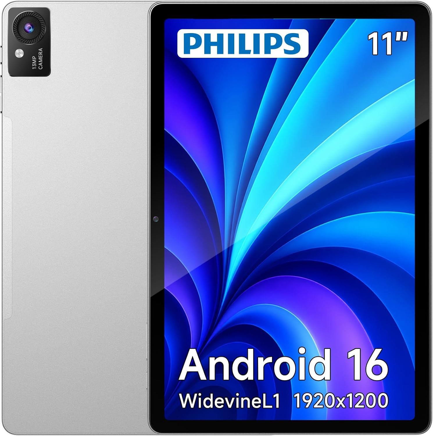 【PHILIPS タブレット T8015 国内正規品】11インチFHD/Widevine L1/Android 16/90Hzリフレッシュレート/MediaTek G99 (6nm)/6GB/128G 40,310円