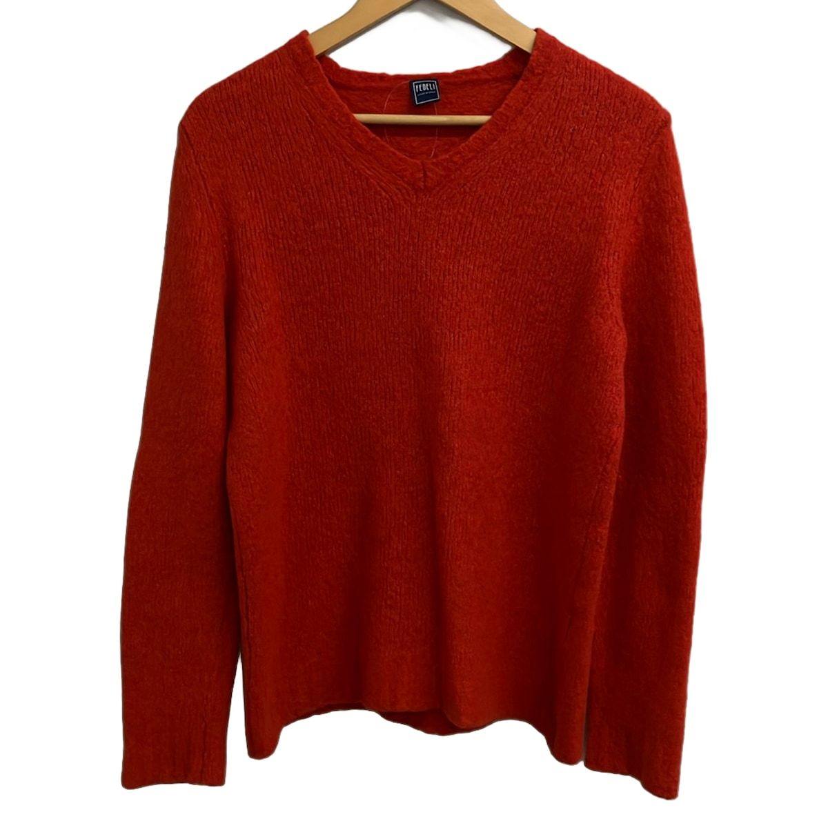 FEDELI(フェデリ) 長袖セーター レディース美品 - レッド 6,808円