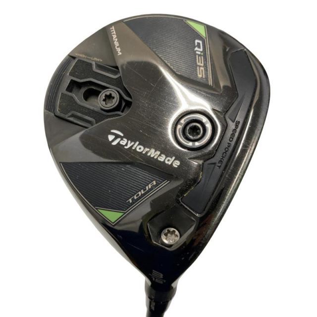 【中古】 テーラーメイド Qi35 TOUR 3W フェアウェイウッド FW Diamana BLACK TM60(Qi35 FW) (フレックスS) メンズ 男性用 右利き 右用 Cランク ゴルフクラブ