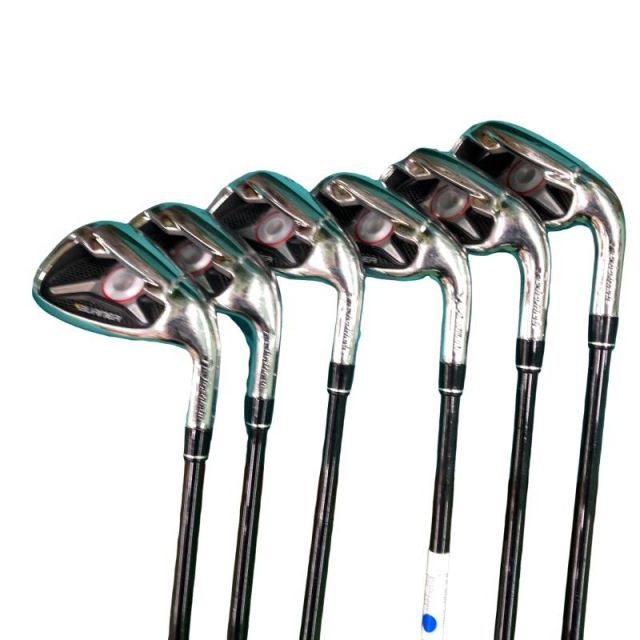 【中古】 テーラーメイド BURNER(2009) 6S USA アイアンセット IR RE-AX SUPERFAST 65(アイアン) (フレックスR) メンズ 男性用 右利き 右用 Cランク ゴルフクラブ