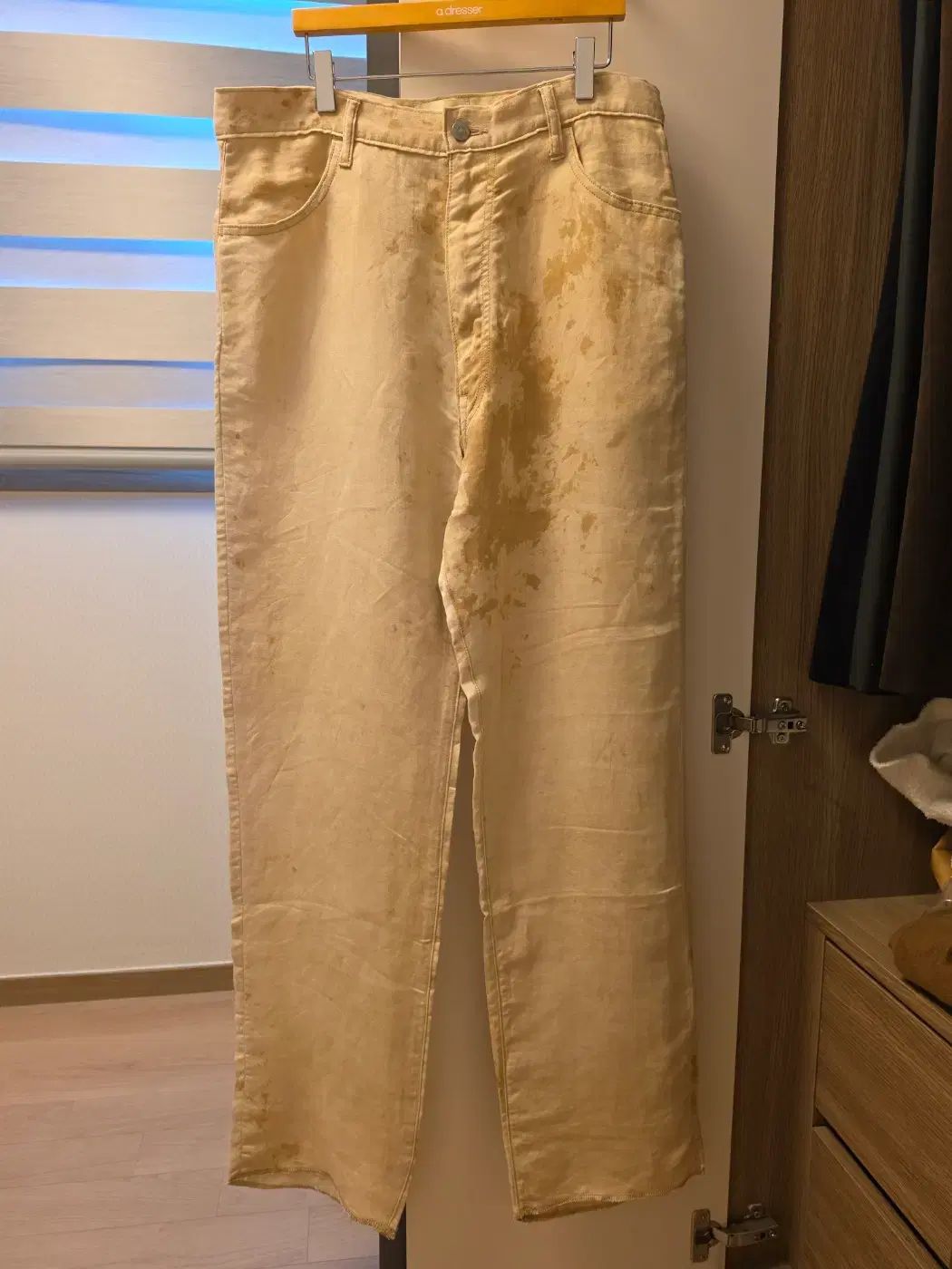 Lyria Dirty Print Linen Cotton (2025ss; ベージュ; 46サイズ)