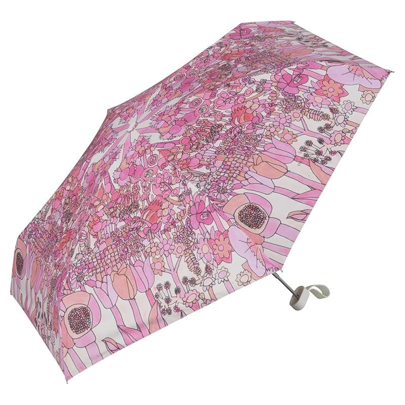 【新品】 【2026】Wpc. 日傘 Wpc.｜HERALBONY アート遮光日傘 ミニ Pink Flower ≪遮熱/遮光率100%/UVカット率100%/UPF50＋/晴雨兼用≫ 折りたたみ傘 801-HE46706-102 6,958円