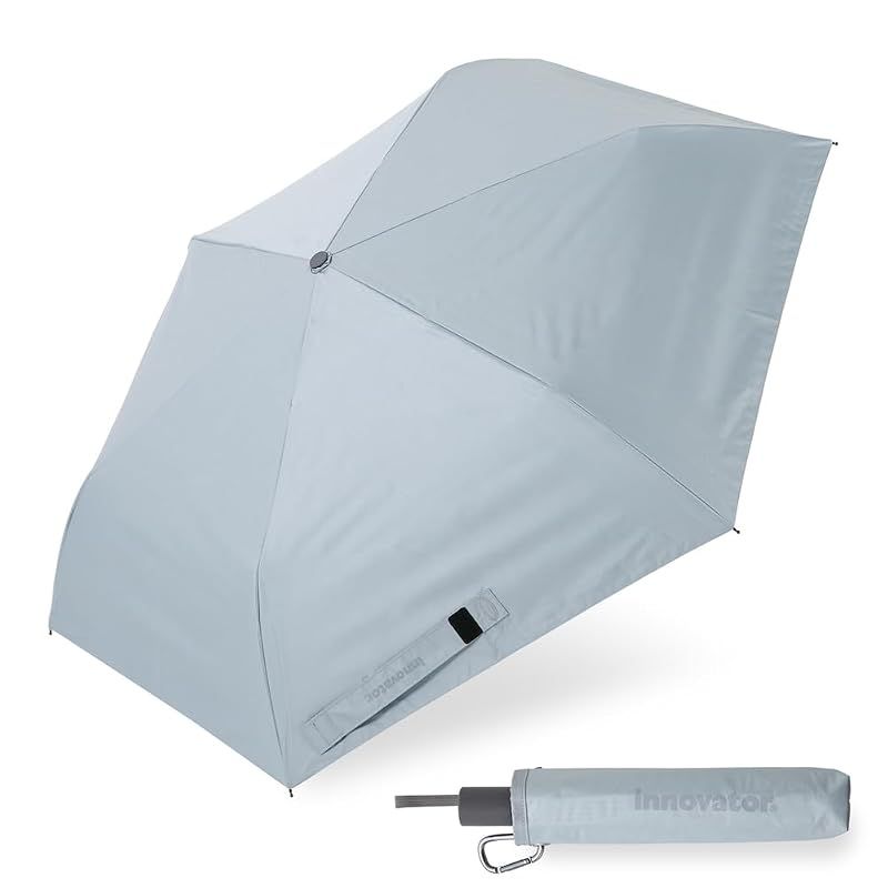 【新品】 小川(Ogawa) 折りたたみ傘 メンズ 日傘 晴雨兼用 遮熱 遮光 UVカット 99%以上 ワンタッチ自動開閉 途中で飛び出さない 安全装置付き 55cm innovator はっ水 ペールブルー 紫外線対策 日傘男子 ギフト 18752 6,306円