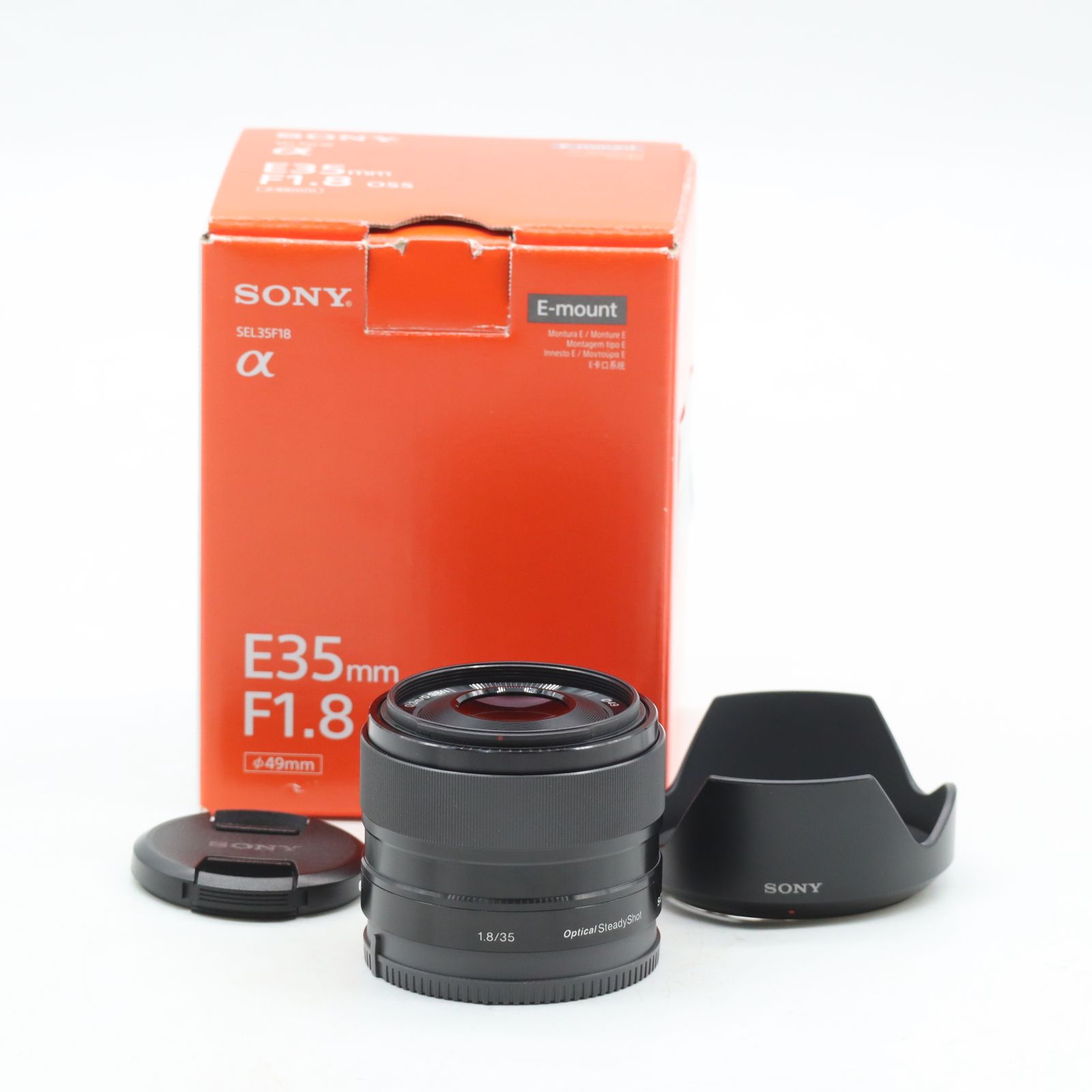 SONY E 35mm F1.8 OSS SEL35F18｜APS-C対応 単焦点レンズ｜手ブレ補正
