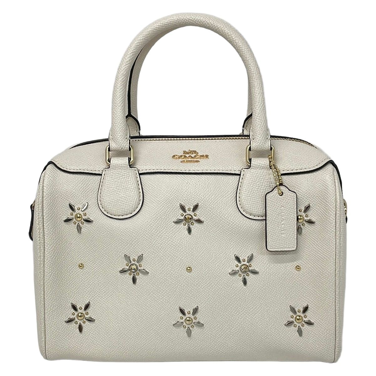COACH(コーチ) ハンドバッグ美品 - F73172 アイボリー レザー 12,390円