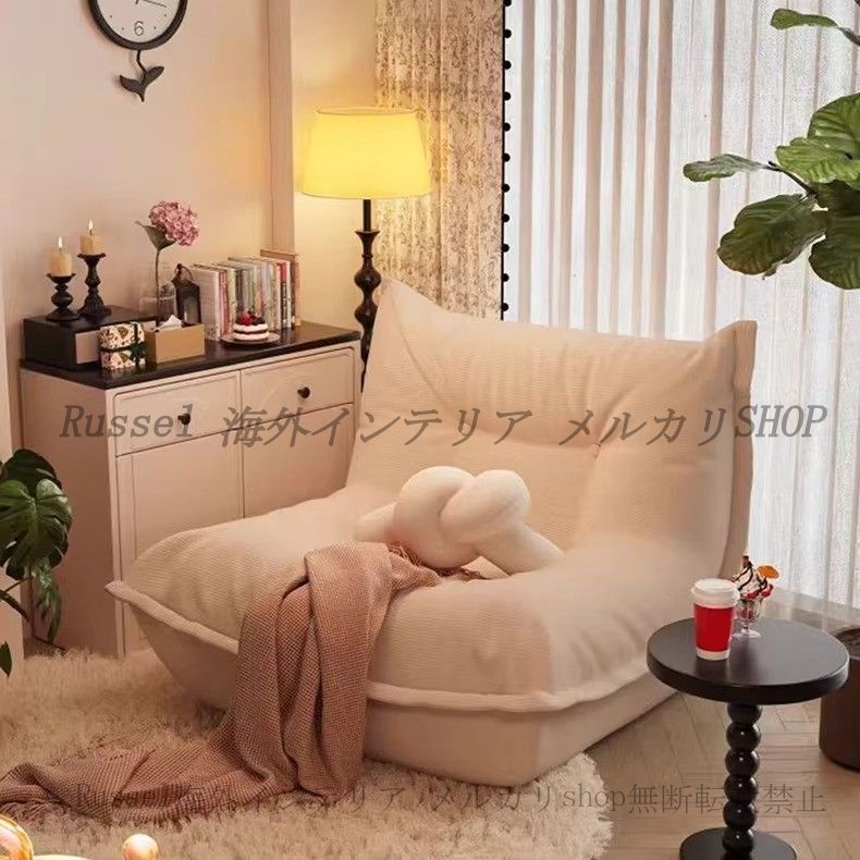 シングルソファー ゆったり 快適 一体成形 スポンジ おしゃれ かわいい インテリア 北欧 リラックス 1人掛け 椅子 チェア 読書 映画鑑賞 スマホ 趣味 時間 白 ホワイト グリーン