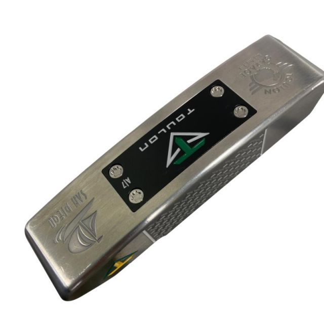 【中古】 TOULON DESIGN TOULON GARAGE SAN DIEGO シルバー 33インチ(ノーマルネック イエローロゴ) パター PT スチール (フレックスその他) メンズ 男性用 右利き 右用 Cランク ゴルフクラブ 23,841円