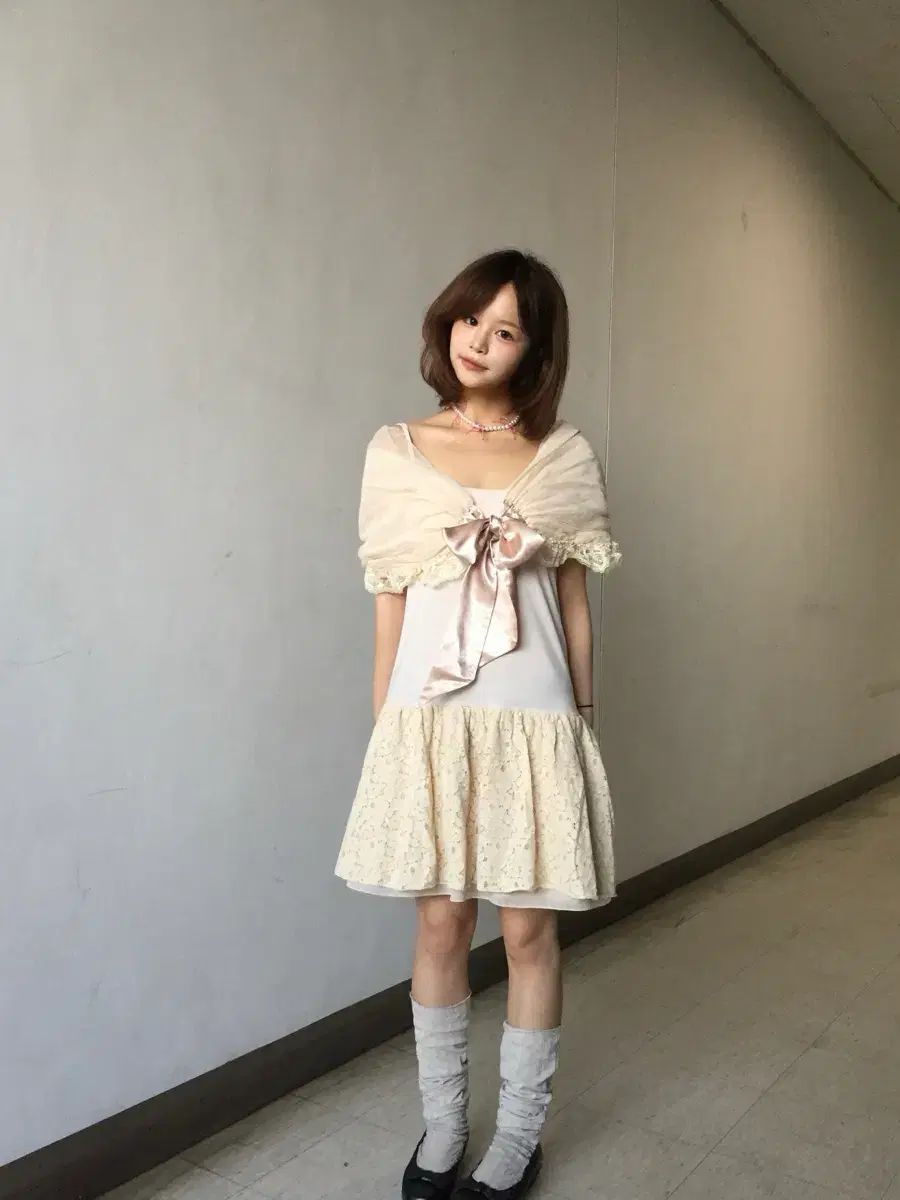 アクシーズファム クリーム レース パフ 姫ギャル コーデ セット