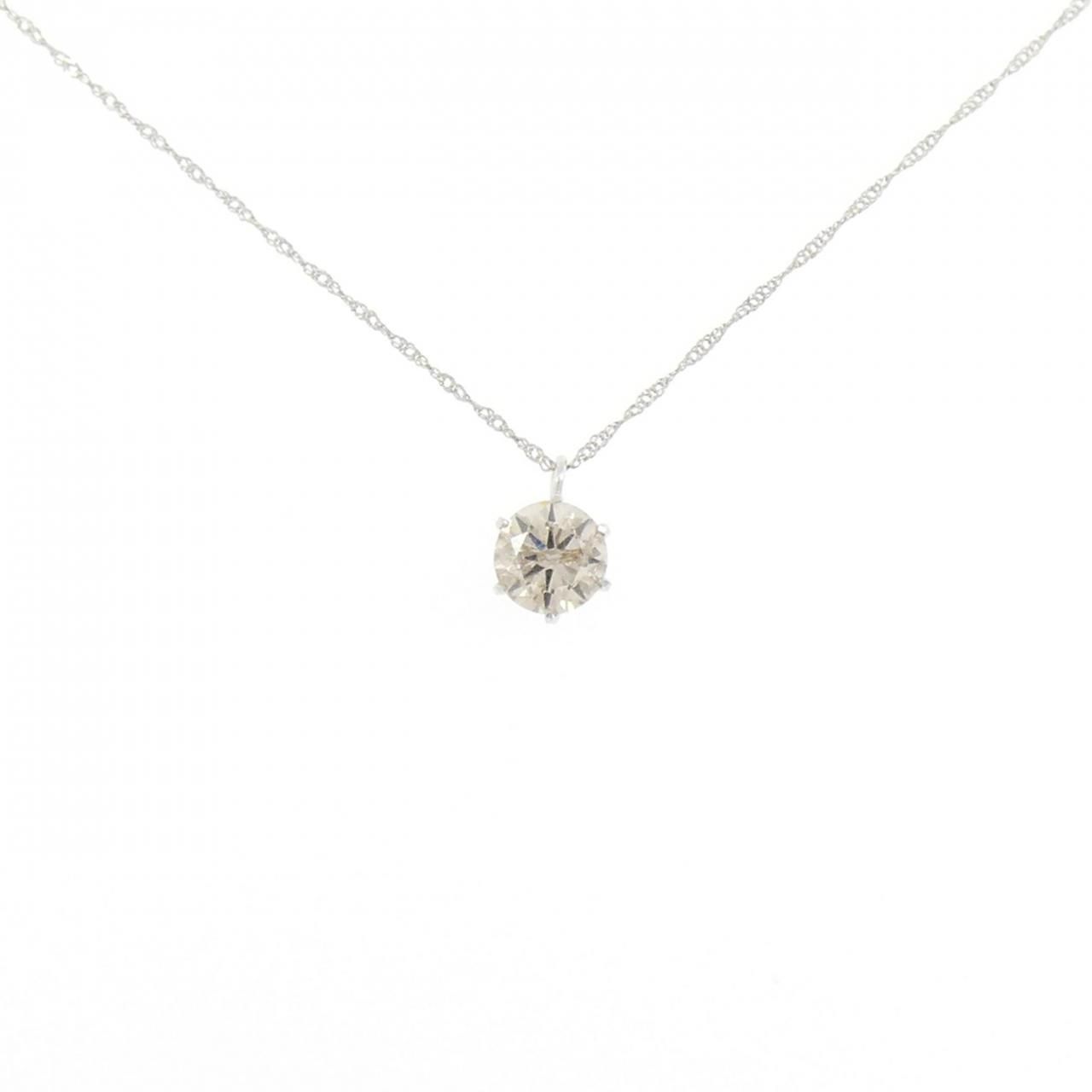 PT999/PT850 ダイヤモンド ネックレス 0.5CT 24,920円