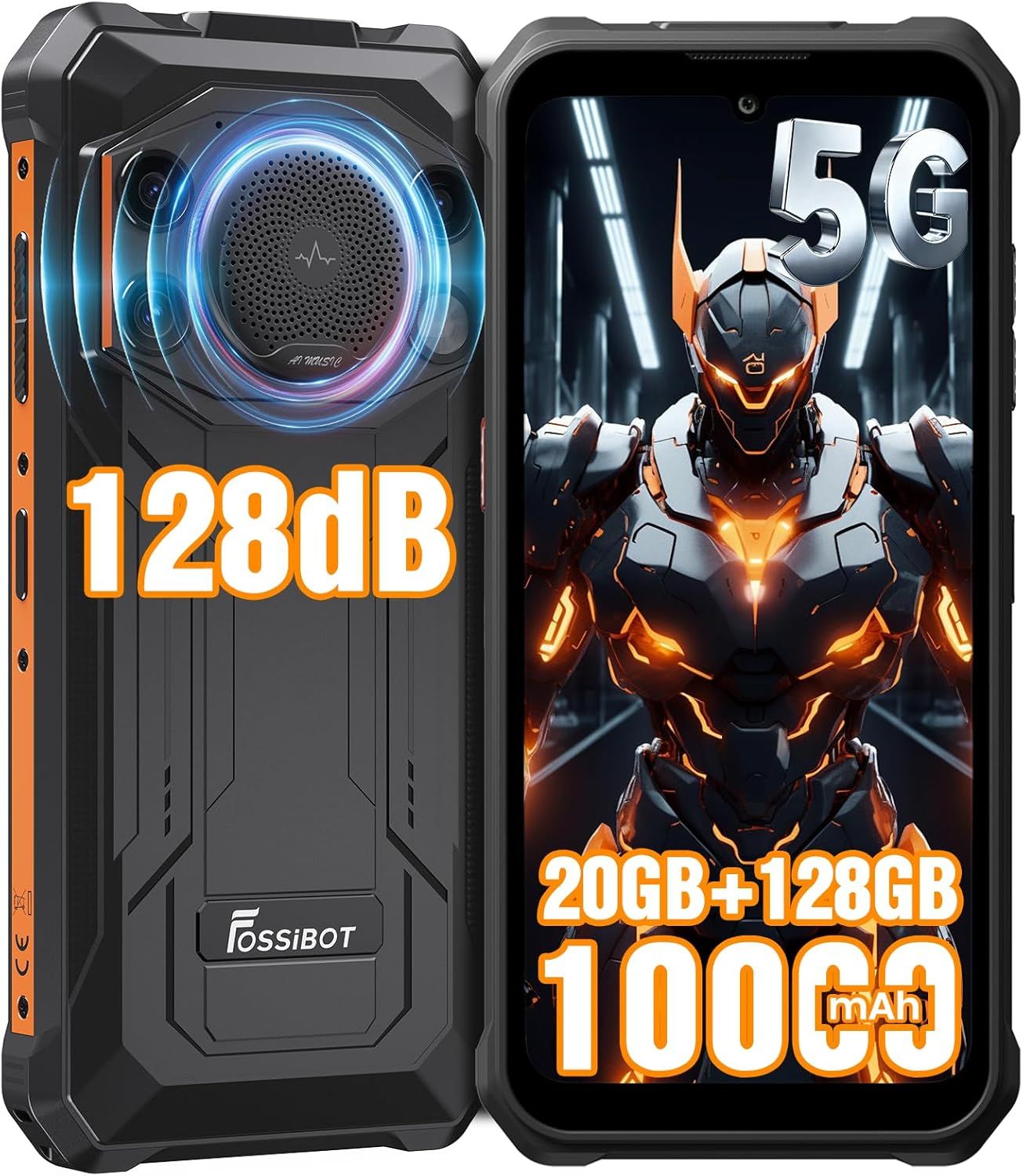 「5G対応」FOSSiBOT F110 Pro SIMフリー スマホ 本体 Android 15 スマホ 20GB RAM+128GB ROM 2TB拡張可能 10000mAhの大容量バッテリー 40,210円