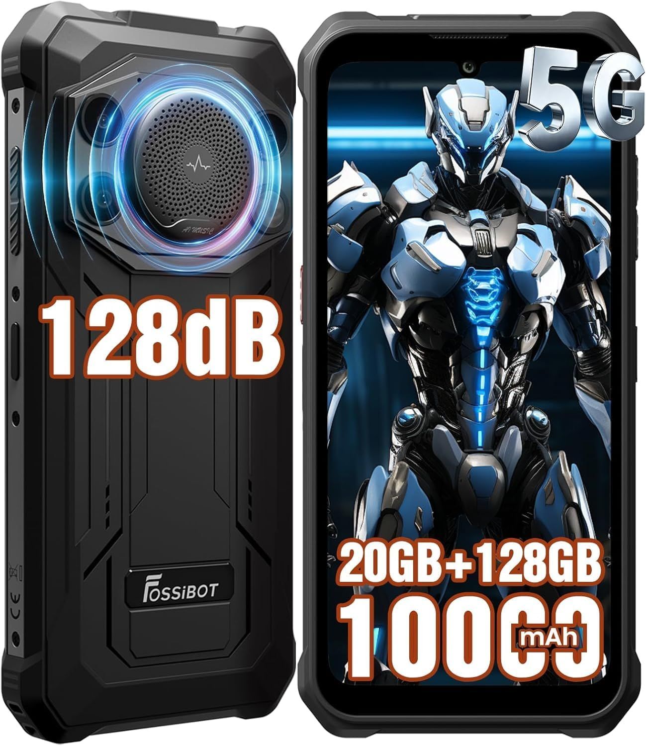 「5G対応」FOSSiBOT F110 Pro SIMフリー スマホ 本体 Android 15 スマホ 20GB RAM+128GB ROM 2TB拡張可能 10000mAhの大容量バッテリー 51,210円