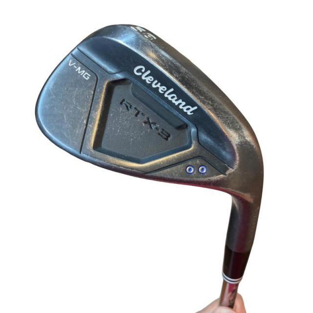 【中古】 クリーブランド Cleveland RTX-3 キャビティバック ブラックサテン 58°/09° ウェッジ WG Dynamic Gold (フレックスS) メンズ 男性用 右利き 右用 Cランク ゴルフクラブ