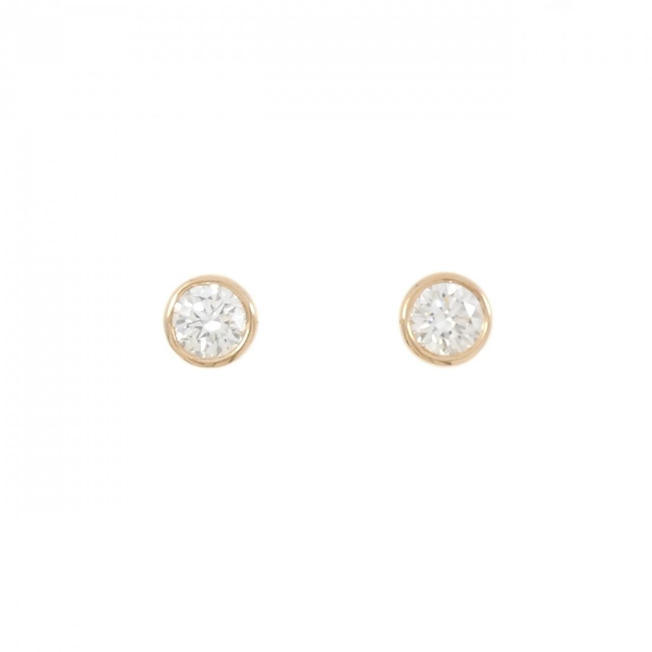 ティファニー バイザヤード ピアス 0.96CT F VS1 3EXT