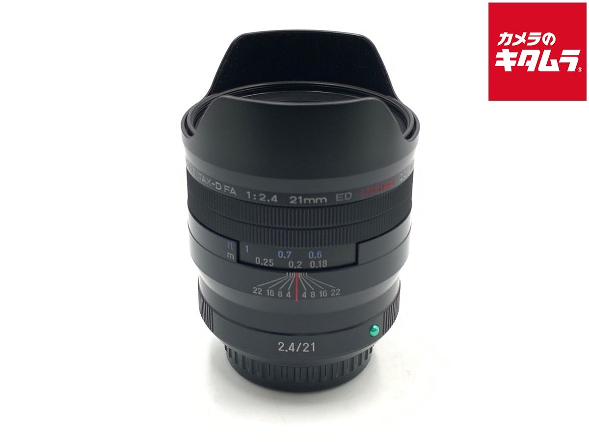 【中古】 【良品】 ペンタックス HD PENTAX-D FA 21mm F2.4ED Limited DC WR ブラック 80,465円