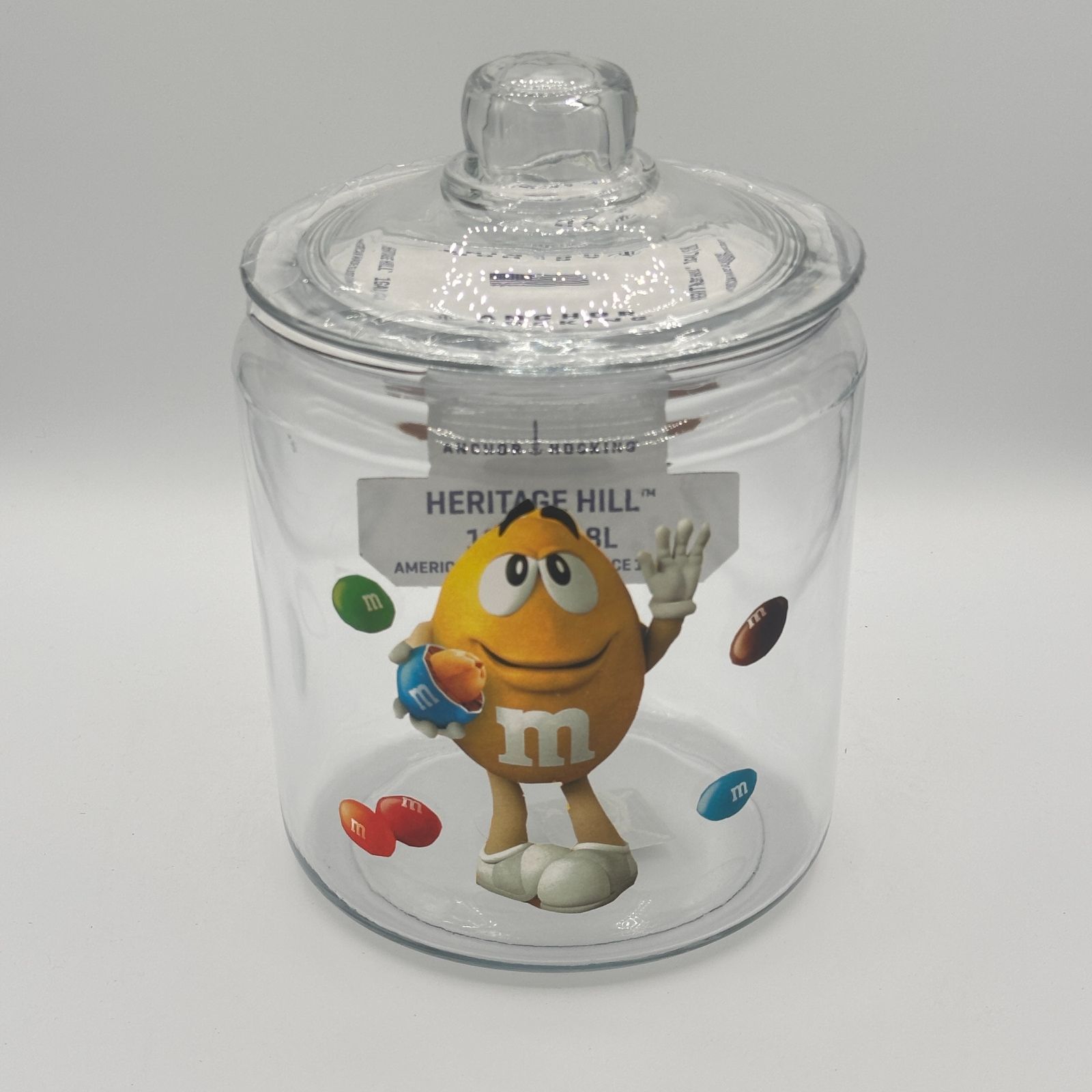 アンカーホッキング × M&M's ヘリテージヒル ガラスキャニスター 1ガロン（3.8L）デットストック品