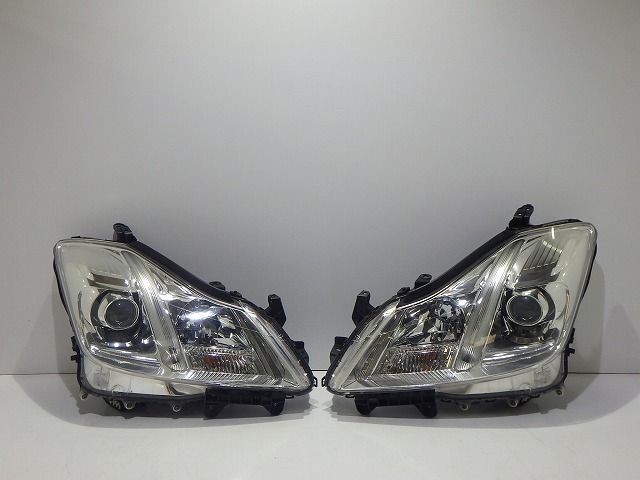 200系 クラウン ロイヤル ヘッドライト左右 HID GRS201 GRS203 30-341 K AFS付 コーティング 綺麗 260722249