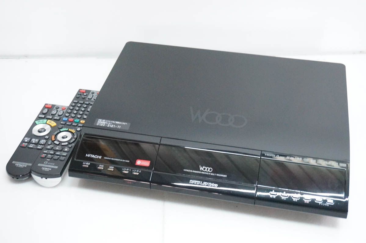 【中古】日立HITACHI WOOO HDD内蔵DVDレコーダー 1TB DV-DH1000S 地上デジタルチューナー搭載