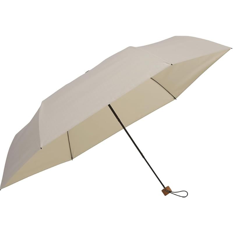【新品】 マブ(mabu) 日傘 折りたたみ傘 UVカット 傘 日傘兼用雨傘 レディース 60cm 6本骨 「 江戸 」 生成色 SMV-42174 雨傘 遮光 晴雨兼用傘 おしゃれ 可愛い 軽量 和柄 人気 大きい 女性用 男性用 男女兼用 umbrella