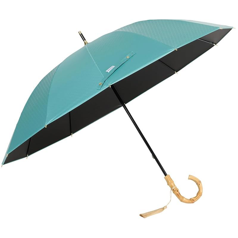 【新品】 マブ(mabu) 日傘 UVカット 100 傘 日傘兼用雨傘 レディース 50cm 12本骨 「 江戸 」 翡翠 SMV-41953 雨傘 遮光 晴雨兼用傘 おしゃれ 可愛い 軽量 和柄 人気 大きい 女性用 umbrella