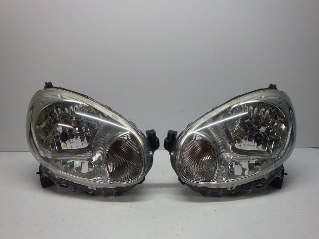 マーチ ヘッドライト左右 ハロゲン K13 NK13 前期 H009 26010/26060-1HH0B コーティング 美品 260730304