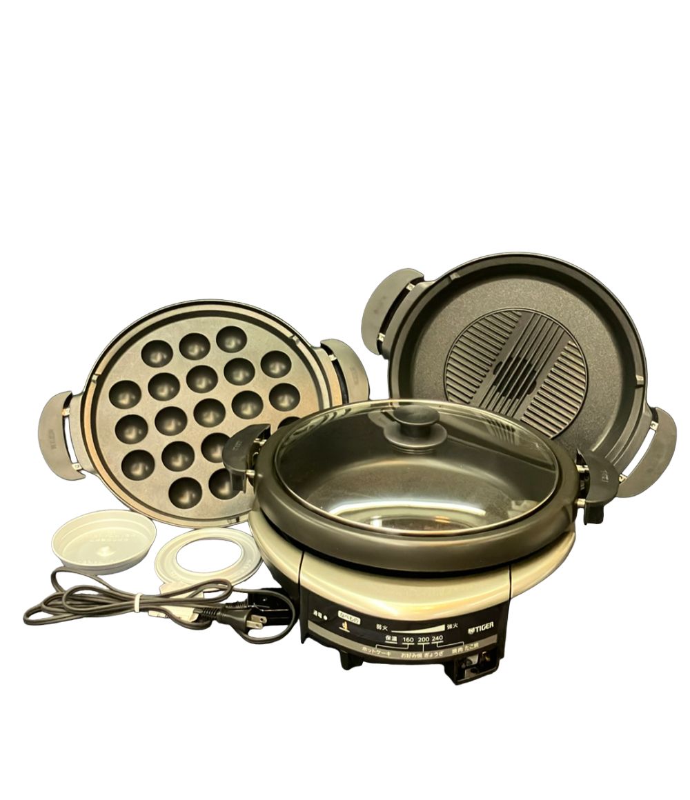 タイガー ホットプレート 現状品 グリルなべ CQD-B301 TIGER