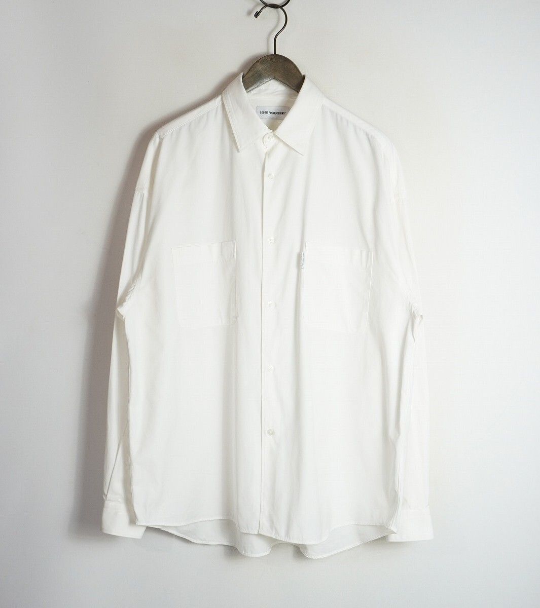 美品 25SS COOTIE PRODUCTIONS クーティ Gas Boil Oxford L/S Shirt ガスボイル 長袖 オックスフォード シャツ CTE-25S403 白 3499Q♪ 10,488円