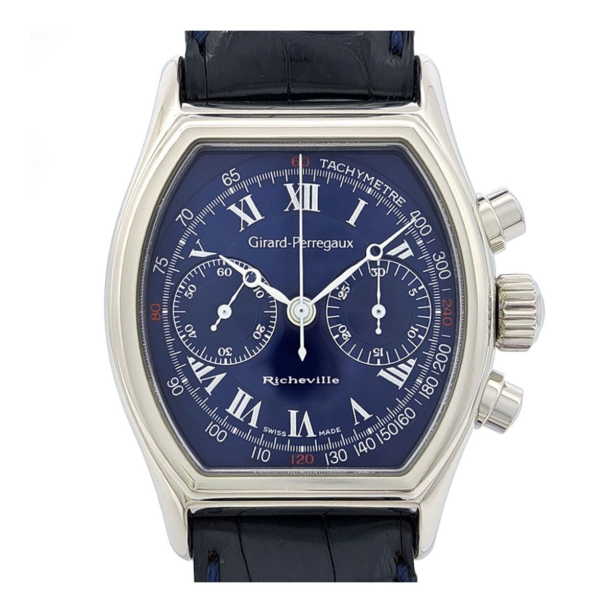 ジラールペルゴ リシュビル クロノグラフ 2710 自動巻き ステンレススティール メンズ GIRARD-PERREGAUX【中古】 【時計】