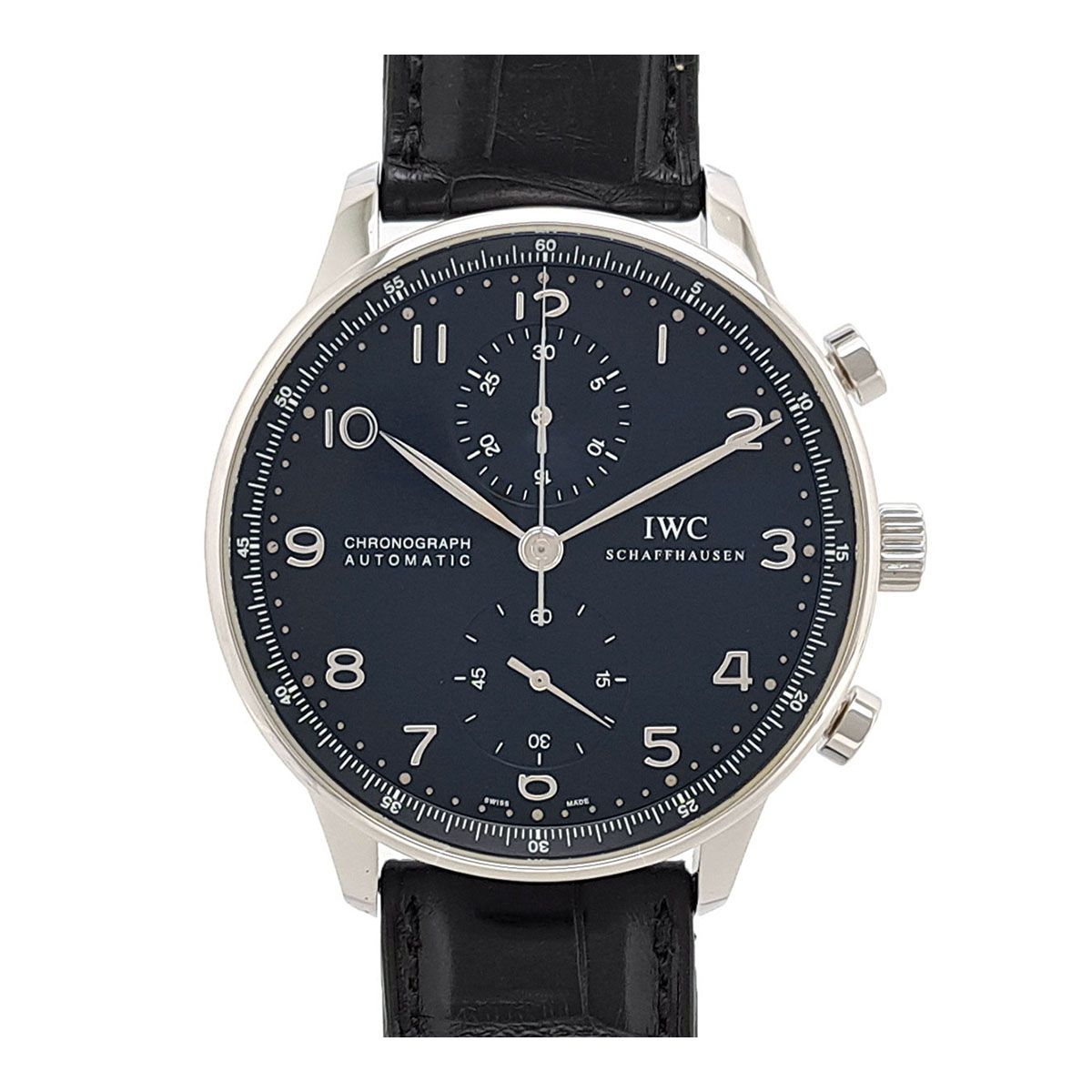 IWC ポルトギーゼ クロノグラフ IW371438 自動巻き ステンレススティール メンズ IWC【中古】 【時計】