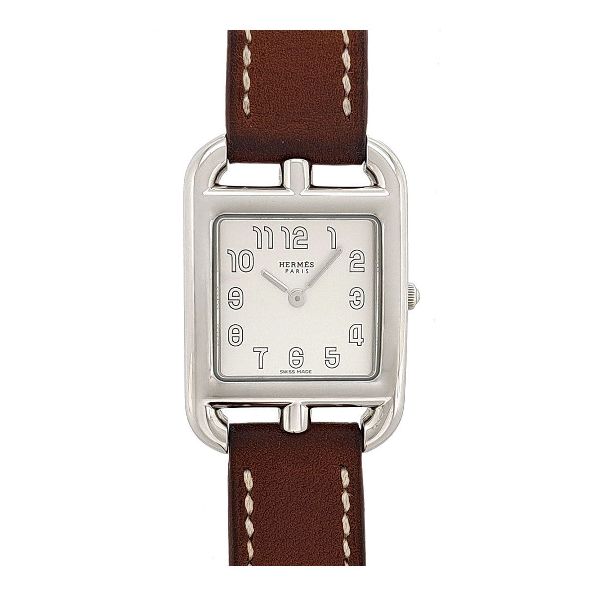 エルメス ケープコッド CC1.210.220 クオーツ ステンレススティール レディース HERMES【中古】 【時計】