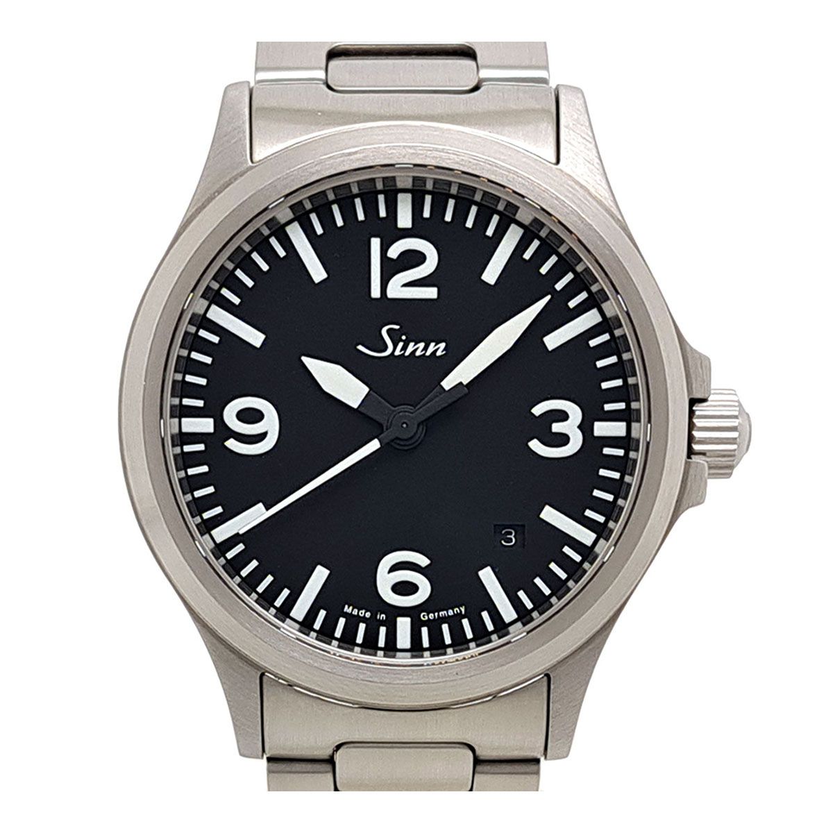 ジン インストゥルメントウォッチ 556.A 自動巻き ステンレススティール メンズ Sinn【中古】 【時計】