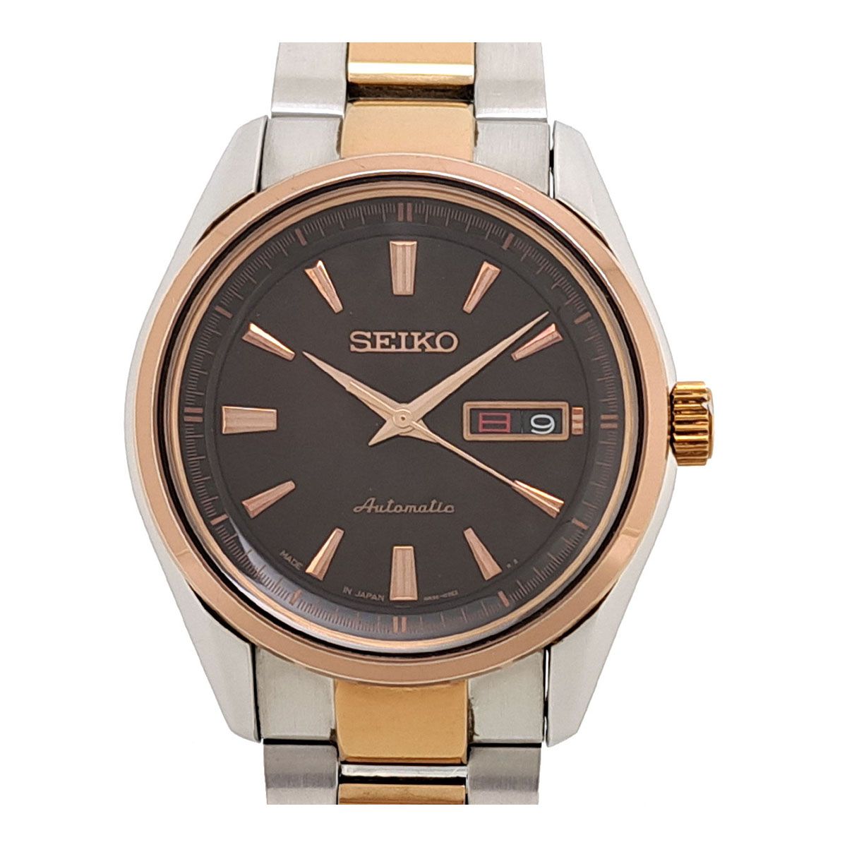 セイコー プレザージュ SARY056 自動巻き ステンレススティール ゴールドメッキ メンズ SEIKO【中古】 【時計】