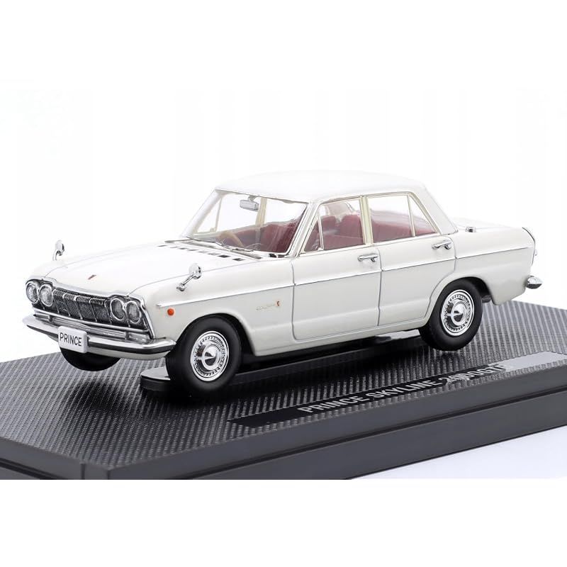 EBRRO 1/43 プリンス スカイライン 2000 GTB ホワイト 完成品