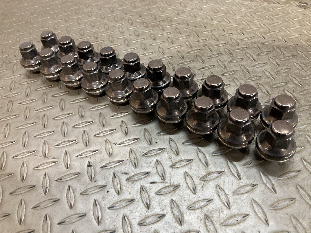 トヨタ 40アルファード/40ヴェルファイア 純正ナット 21HEX M14×1.5 平面座ナット 20個 ブラッククローム レクサスLSにも　(MP072) 8,614円