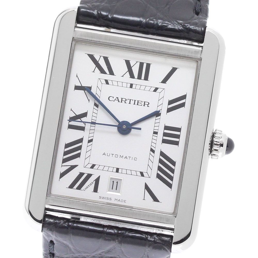カルティエ CARTIER W5200027 タンクソロ XL デイト 自動巻き メンズ _968416