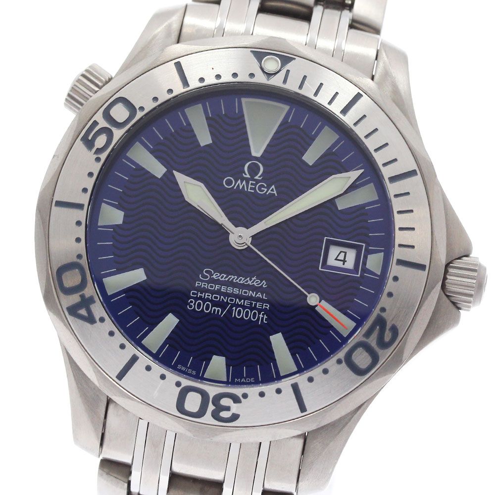 オメガ OMEGA 2231.80 シーマスター300 デイト 自動巻き メンズ 美品 保証書付き_964077