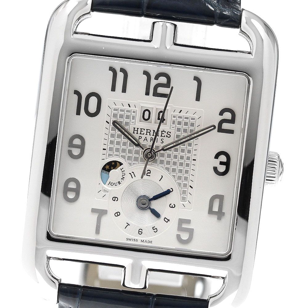 エルメス HERMES CD6.910 ケープコッド GMT ナイト&デイ 自動巻き メンズ _970479
