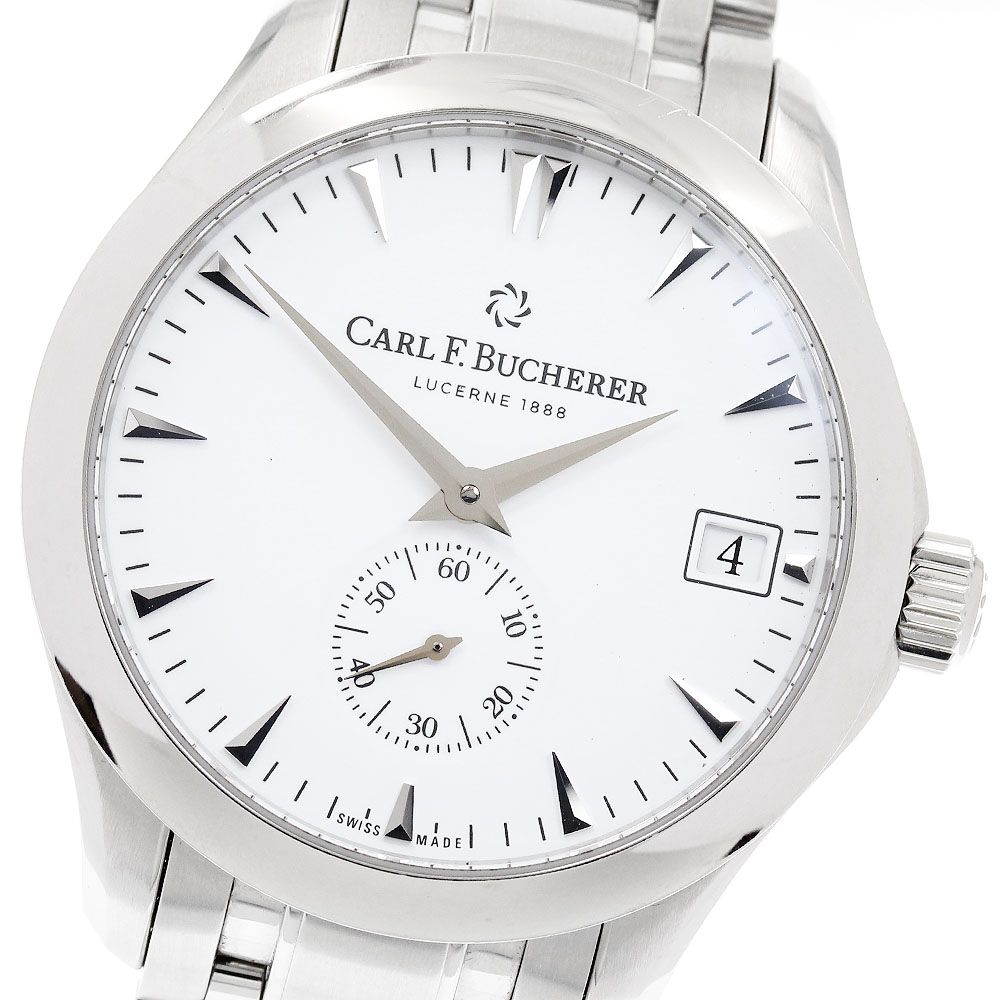 カール F.ブヘラ CARL F.BUCHERER 00.10917.08.23.01 マネロ ペリフェラル デイト スモールセコンド 自動巻き メンズ 保証書付き_958331