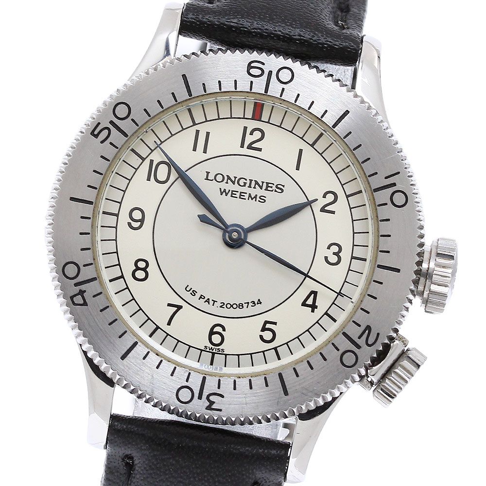 ロンジン LONGINES L2.606.4 ウィームス パイロット 1000本限定 手巻き メンズ _972494