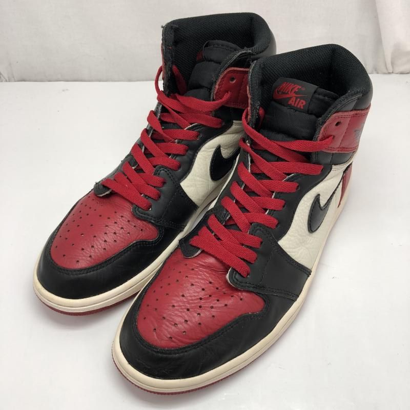 【中古】Nike Air Jordan 1 Retro High OG Bred Toe サイズ28cm 555088-610 ナイキ[91]