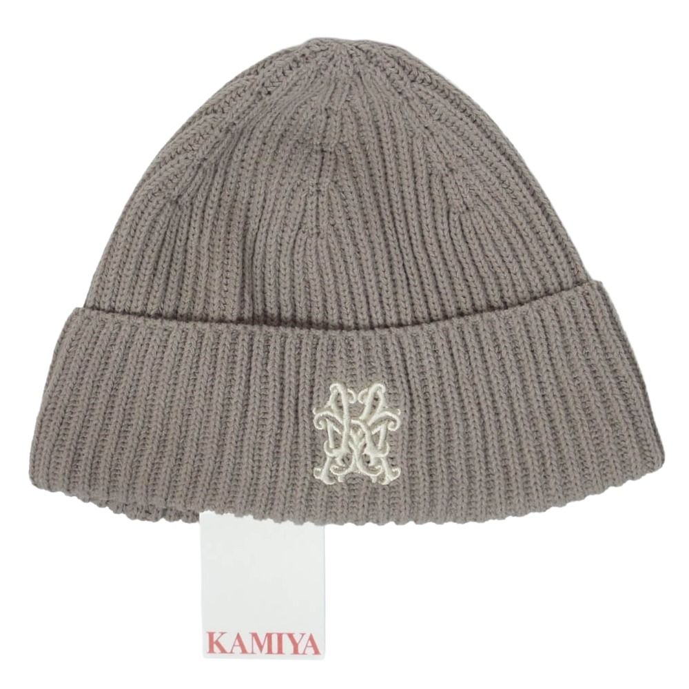 Kamiya KAMIYA G16CA106-0 CA4LA KASHIRA KMY BEANIE Beanie Knit Hat Knit Cap Beige F [New Used] [Unused] [Used]