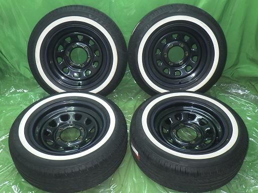 【中古】205/65R15 スチール 15インチ ヴィツァー ギャラクシーR1