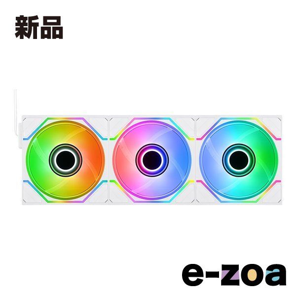 thermaltake サーマルテイク SWAFAN 120 EX INFINITY ARGB Sync Snow 3Pack CL-F254-PL12SW-A (2685982) 14,256円