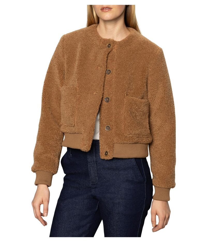サンクチュアリー レディース アウター ニット・セーター Sanctuary Teddy Cardi Bronze