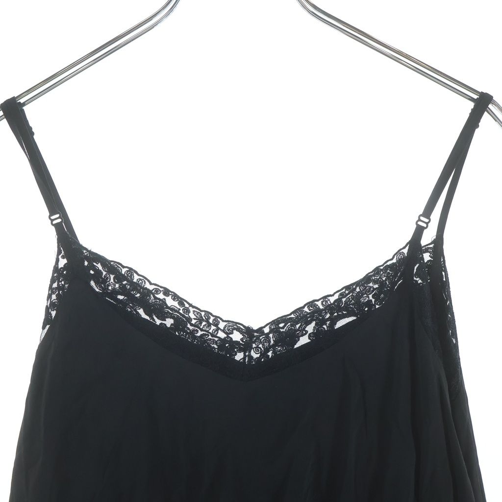 Simone Rocha (シモーネロシャ) 裾レースキャミワンピース ブラック #10